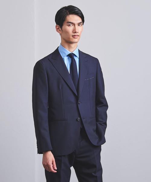 UNITED ARROWS(ユナイテッドアローズ)の「<UNITED ARROWS> モヘア トロピカルウール 2B スーツ(セットアップ・メンズ・ネイビー/ブラック・44/46/48/52/54/42/50)」の1枚目の写真