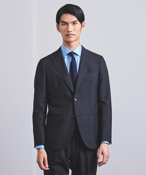 UNITED ARROWS(ユナイテッドアローズ)の「<UNITED ARROWS> モヘア トロピカルウール 2B スーツ(セットアップ・メンズ・ネイビー/ブラック・44/46/48/52/54/42/50)」の2枚目の写真