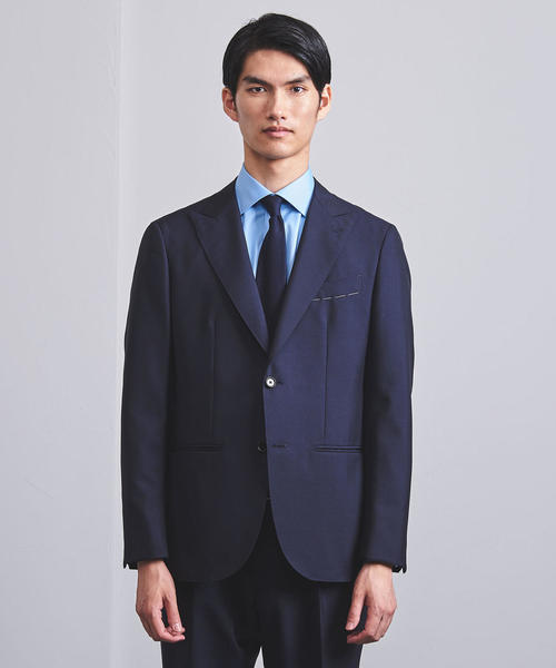 UNITED ARROWS(ユナイテッドアローズ)の「<UNITED ARROWS> モヘア トロピカルウール 2B スーツ(セットアップ・メンズ・ネイビー/ブラック・44/46/48/52/54/42/50)」の4枚目の写真