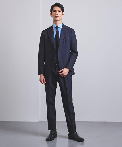 UNITED ARROWS(ユナイテッドアローズ)の「<UNITED ARROWS> モヘア トロピカルウール 2B スーツ(セットアップ・メンズ・ネイビー/ブラック・44/46/48/52/54/42/50)」の6枚目の写真