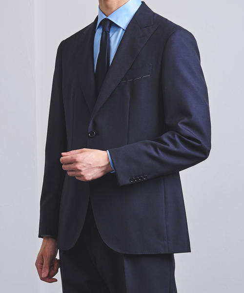 UNITED ARROWS(ユナイテッドアローズ)の「<UNITED ARROWS> モヘア トロピカルウール 2B スーツ(セットアップ・メンズ・ネイビー/ブラック・44/46/48/52/54/42/50)」の9枚目の写真