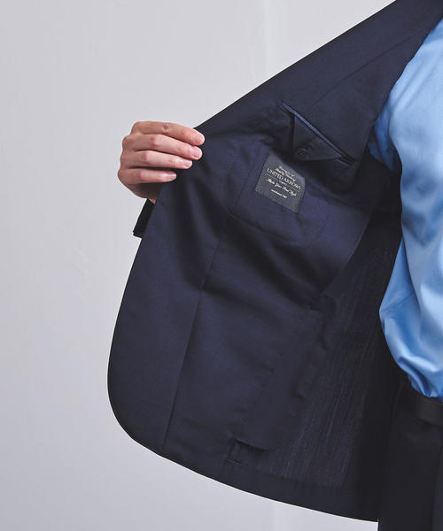 UNITED ARROWS(ユナイテッドアローズ)の「<UNITED ARROWS> モヘア トロピカルウール 2B スーツ(セットアップ・メンズ・ネイビー/ブラック・44/46/48/52/54/42/50)」の12枚目の写真