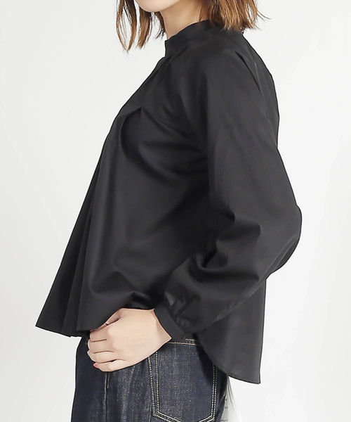 Kelen（ケレン）の「「KELEN / ケレン」スタンドカラータックブラウス"Stella"（シャツ/ブラウス・レディース・ブラック/ベージュ/オフホワイト・S/M）」の22枚目の写真