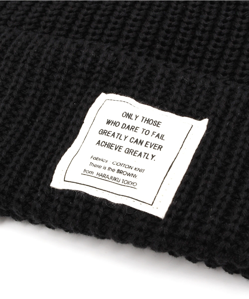 WEGO(ウィゴー)の「WEGO/コットンアクリルニットキャップ(ニットキャップ/ビーニー・メンズ・ブラック/ライトグレー/レッド・FREE)」の6枚目の写真
