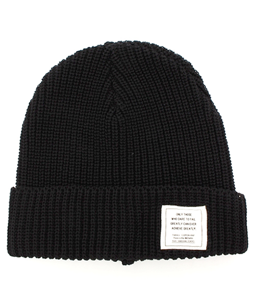 WEGO(ウィゴー)の「WEGO/コットンアクリルニットキャップ(ニットキャップ/ビーニー・メンズ・ブラック/ライトグレー/レッド・FREE)」の9枚目の写真