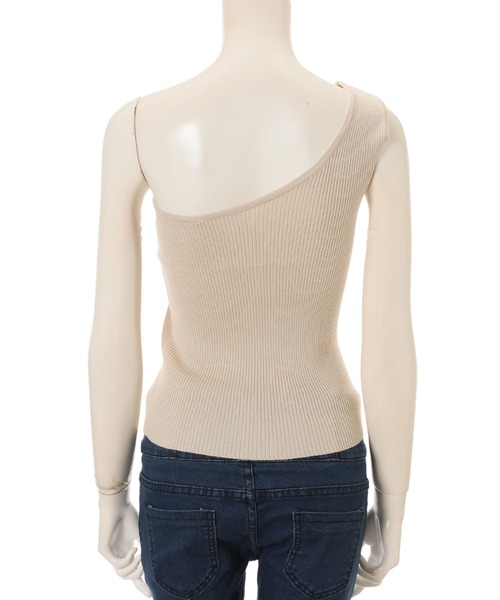 fifth（フィフス）の「ワンショルダーリブタンクトップ（タンクトップ・レディース・アイボリー/モカ/ブラック・MEDIUM）」の18枚目の写真