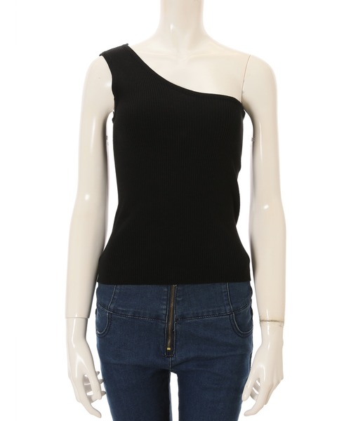 fifth（フィフス）の「ワンショルダーリブタンクトップ（タンクトップ・レディース・アイボリー/モカ/ブラック・MEDIUM）」の13枚目の写真