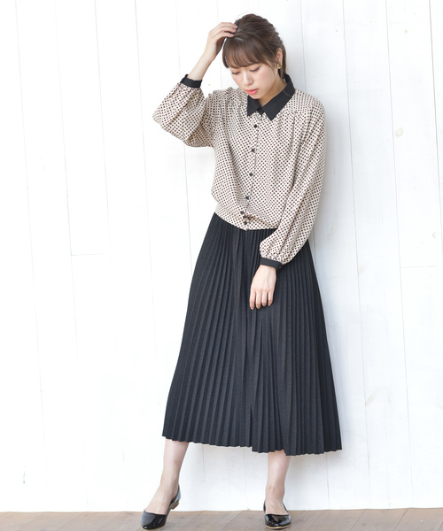 rps（アールピーエス）の「クレリックブラウス（シャツ/ブラウス・レディース・ベージュ/ブラウン/ベージュ系その他2/オフホワイト・M）」の11枚目の写真