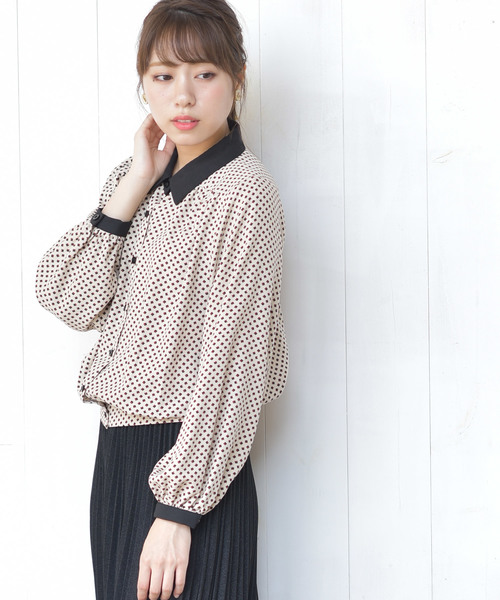 rps（アールピーエス）の「クレリックブラウス（シャツ/ブラウス・レディース・ベージュ/ブラウン/ベージュ系その他2/オフホワイト・M）」の12枚目の写真