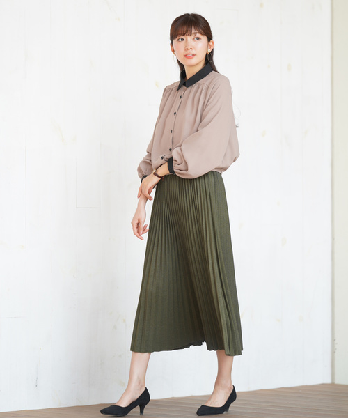 rps（アールピーエス）の「クレリックブラウス（シャツ/ブラウス・レディース・ベージュ/ブラウン/ベージュ系その他2/オフホワイト・M）」の13枚目の写真