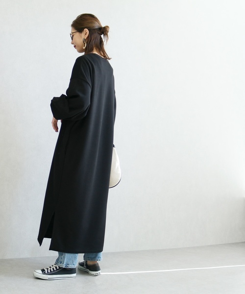 ワンピース ワンピースボリューム袖スウェットワンピース ワンピース Reca レカ のファッション