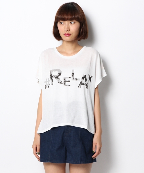 LOVE BOAT（ラブ・ボート）の「RELAX Tシャツ（Tシャツ/カットソー・レディース・ホワイト系/ブラック系・FREE）」の3枚目の写真