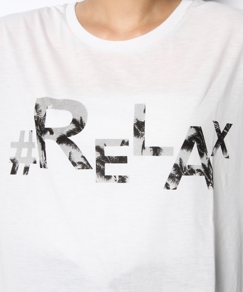 LOVE BOAT（ラブ・ボート）の「RELAX Tシャツ（Tシャツ/カットソー・レディース・ホワイト系/ブラック系・FREE）」の8枚目の写真