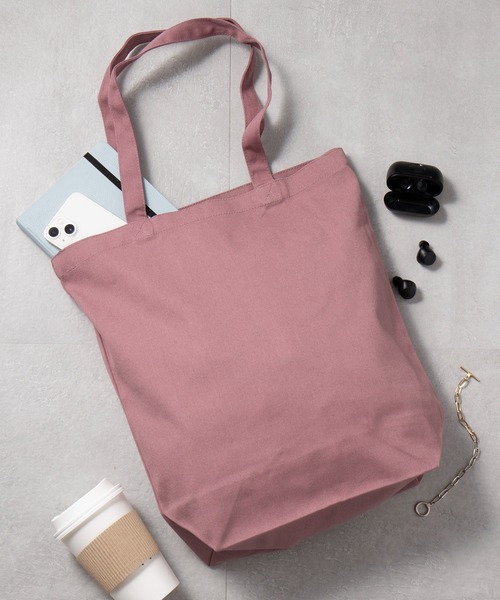 United Athle（ユナイテッドアスレ）の「累計販売2.5万点突破！【United Athle】heavy cotton canvas tote M / ヘビーコットン キャンバストートバッグ M 1460（トートバッグ・レディース・ブラック/グレー/ネイビー/レッド/アイボリー/グリーン/ライトパープル/スミクロ/インディゴブルー/モカ/パープル/ブルー/オリーブ/スモークピンク/ミント/マスタード/ライトカーキ/ライトピンク・FREE）」の14枚目の写真