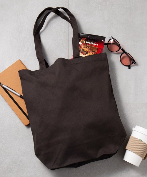 United Athle（ユナイテッドアスレ）の「累計販売2.5万点突破！【United Athle】heavy cotton canvas tote M / ヘビーコットン キャンバストートバッグ M 1460（トートバッグ・レディース・ブラック/グレー/ネイビー/レッド/アイボリー/グリーン/ライトパープル/スミクロ/インディゴブルー/モカ/パープル/ブルー/オリーブ/スモークピンク/ミント/マスタード/ライトカーキ/ライトピンク・FREE）」の3枚目の写真