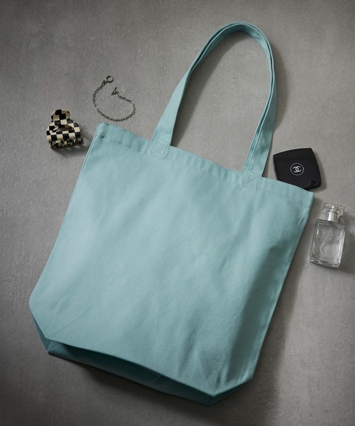 United Athle（ユナイテッドアスレ）の「累計販売2.5万点突破！【United Athle】heavy cotton canvas tote M / ヘビーコットン キャンバストートバッグ M 1460（トートバッグ・レディース・ブラック/グレー/ネイビー/レッド/アイボリー/グリーン/ライトパープル/スミクロ/インディゴブルー/モカ/パープル/ブルー/オリーブ/スモークピンク/ミント/マスタード/ライトカーキ/ライトピンク・FREE）」の8枚目の写真