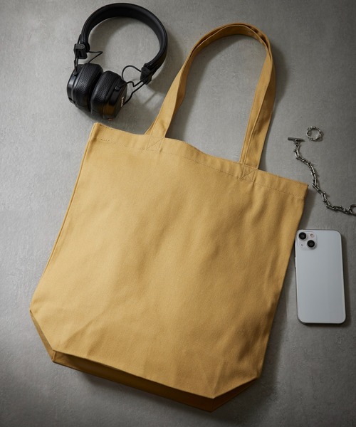 United Athle（ユナイテッドアスレ）の「累計販売2.5万点突破！【United Athle】heavy cotton canvas tote M / ヘビーコットン キャンバストートバッグ M 1460（トートバッグ・レディース・ブラック/グレー/ネイビー/レッド/アイボリー/グリーン/ライトパープル/スミクロ/インディゴブルー/モカ/パープル/ブルー/オリーブ/スモークピンク/ミント/マスタード/ライトカーキ/ライトピンク・FREE）」の15枚目の写真
