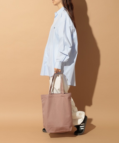 United Athle（ユナイテッドアスレ）の「累計販売2.5万点突破！【United Athle】heavy cotton canvas tote M / ヘビーコットン キャンバストートバッグ M 1460（トートバッグ・レディース・ブラック/グレー/ネイビー/レッド/アイボリー/グリーン/ライトパープル/スミクロ/インディゴブルー/モカ/パープル/ブルー/オリーブ/スモークピンク/ミント/マスタード/ライトカーキ/ライトピンク・FREE）」の22枚目の写真