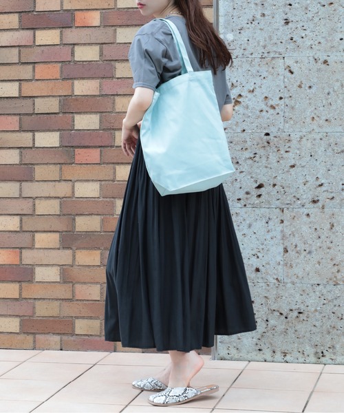 United Athle（ユナイテッドアスレ）の「累計販売2.5万点突破！【United Athle】heavy cotton canvas tote M / ヘビーコットン キャンバストートバッグ M 1460（トートバッグ・レディース・ブラック/グレー/ネイビー/レッド/アイボリー/グリーン/ライトパープル/スミクロ/インディゴブルー/モカ/パープル/ブルー/オリーブ/スモークピンク/ミント/マスタード/ライトカーキ/ライトピンク・FREE）」の20枚目の写真