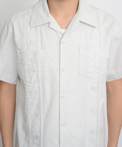 XLARGE(エクストララージ)の「S/S CUBA SHIRT(シャツ/ブラウス・メンズ・ホワイト/ネイビー/バーガンディー・MEDIUM/SMALL/X-LARGE/LARGE)」の7枚目の写真