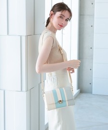 トリコロールミニショルダーバッグ