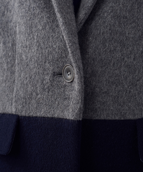 Another Edition（アナザーエディション）の「ウール 1ボタン チェスター 2カラー コート/AE Ｗ １Ｂﾁｪｽﾀｰ２ｶﾗｰ CT（チェスターコート・レディース・その他1・SMALL/MEDIUM）」の6枚目の写真