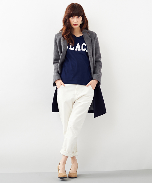 Another Edition（アナザーエディション）の「ウール 1ボタン チェスター 2カラー コート/AE Ｗ １Ｂﾁｪｽﾀｰ２ｶﾗｰ CT（チェスターコート・レディース・その他1・SMALL/MEDIUM）」の2枚目の写真