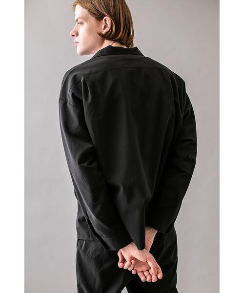 MONKEY TIME（モンキータイム）の「＜monkey time＞ PE/TRO CROPPED OPEN COLLAR SHIRT/オープンカラーシャツ（シャツ/ブラウス・メンズ・ベージュ/ブラック/コバルトブルー・M/XL/L/S）」の6枚目の写真