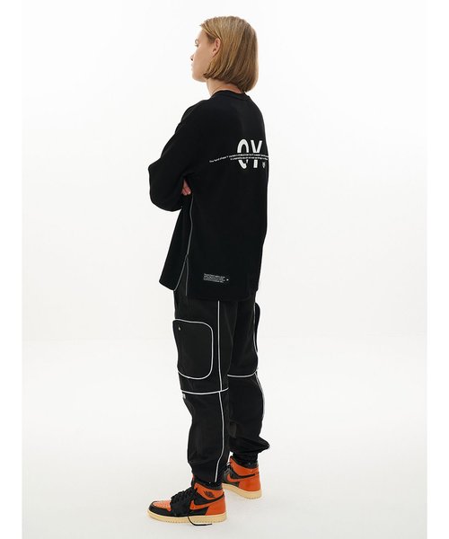 OY(オーワイ)の「リフレクターパイプカーゴパンツ(カーゴパンツ・メンズ・ブラック/グレー・FREE)」の7枚目の写真