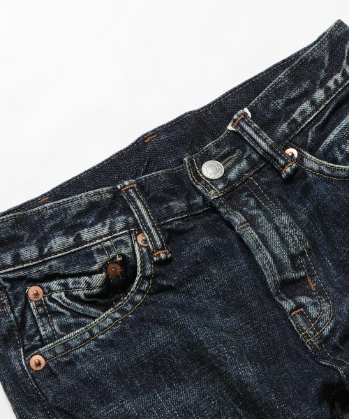 DENIM DUNGAREE(デニムダンガリー)の「DENIM DUNGAREE/デニムアンドダンガリー 12oz HOME MADE デニムパンツ(デニムパンツ・キッズ・インディゴブルー/ライトインディゴブルー・140/130)」の10枚目の写真