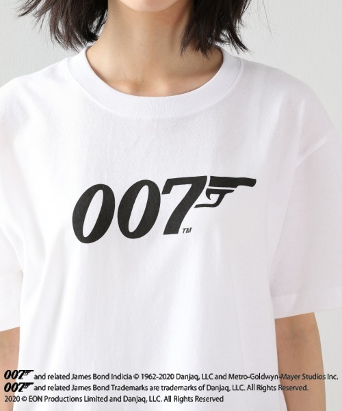 LOWRYS FARM（ローリーズファーム）の「ＣＩＮＥＭＡロゴＴＥＥ　878532（Tシャツ/カットソー・レディース・チャコールグレー/オフホワイト/グレー系その他・FREE）」の5枚目の写真