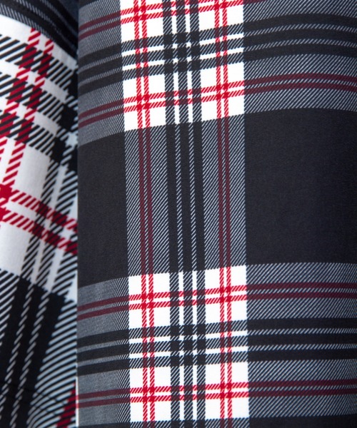 GALLIS ADDICTION（ガリスアディクション）の「GA切替チェック半袖シャツ（シャツ/ブラウス・メンズ・ブラック/ベージュ・FREE）」の8枚目の写真