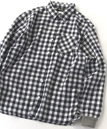 gym master | スナップボタン2WAY チェックシャツ(シャツ/ブラウス)