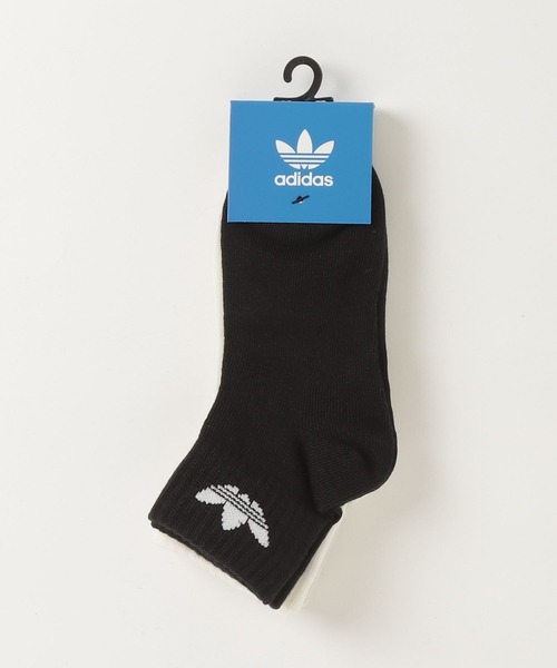 adidas（アディダス）の「ミッドカット アンクルソックス 3足組 / アディダスオリジナルス adidas Originals（ソックス/靴下・キッズ・ホワイト×ブルー/ホワイト×ピンク/ピンク系その他/ホワイト×ネイビー/ホワイト×ライム/ホワイト×ライトピンク/ホワイト系その他/ホワイト系その他2/ブルー/ホワイト/ピンク/ブルー系その他/グレー/ホワイト系その他3/カーキ/グリーン系その他・SMALL/kids-M/kids-S/kids-XS/kids-L/kids-XL/kids-XXL）」の17枚目の写真