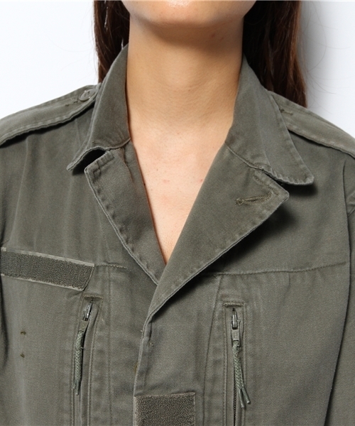 CIAOPANIC（チャオパニック）の「【Ciaopanic】F2ショートジャケット（ミリタリージャケット・レディース・カーキ/その他21・FREE）」の7枚目の写真