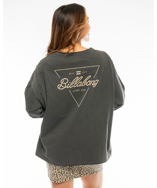 BILLABONG(ビラボン)の「BILLABONG レディース L/S TEE ルーズロンT【2020年秋冬モデル】/ビラボン 長袖 ロンT バックプリント(Tシャツ/カットソー・レディース・ブラック/オフホワイト/ピンク/ベージュ・MEDIUM/LARGE)」の16枚目の写真