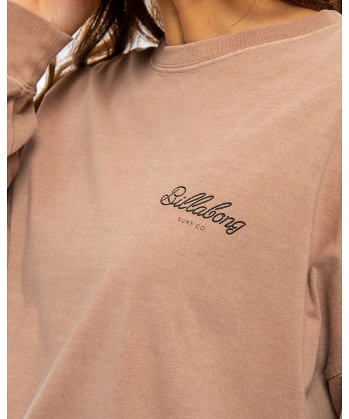 BILLABONG(ビラボン)の「BILLABONG レディース L/S TEE ルーズロンT【2020年秋冬モデル】/ビラボン 長袖 ロンT バックプリント(Tシャツ/カットソー・レディース・ブラック/オフホワイト/ピンク/ベージュ・MEDIUM/LARGE)」の8枚目の写真
