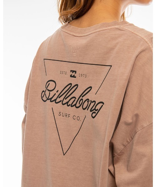BILLABONG(ビラボン)の「BILLABONG レディース L/S TEE ルーズロンT【2020年秋冬モデル】/ビラボン 長袖 ロンT バックプリント(Tシャツ/カットソー・レディース・ブラック/オフホワイト/ピンク/ベージュ・MEDIUM/LARGE)」の10枚目の写真