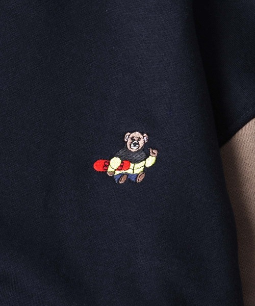 ZIP FIVE（ジップファイブ）の「クマちゃん刺繍 スウェット