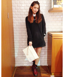 X-girl | WASHED SWEAT DRESS(ワンピース)