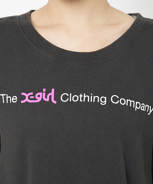 Xgirl（エックスガール）の「WASHED SWEAT DRESS（ワンピース）」 WEAR