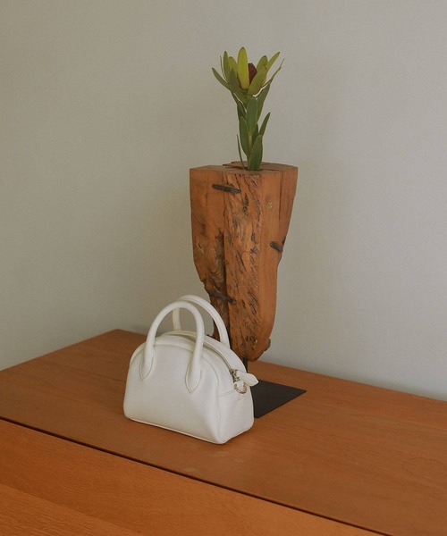 EFOLE（エフォル）の「マイクロ　ミニボストン　ショルダー　バッグ（ボストンバッグ・レディース・ホワイト/ブラック/ブラウン・FREE）」の7枚目の写真