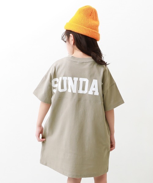 devirock｜バックロゴプリント 半袖ワンピース | Rakuten