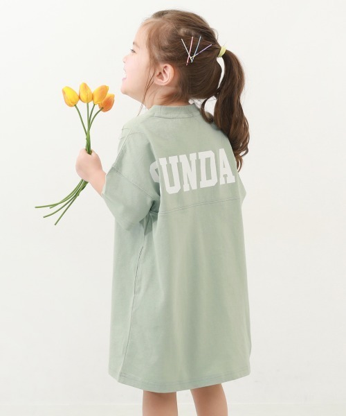 ロゴプリント 半袖ワンピース 楽天市場】【SPECIAL SALE 34%OFF】STANDARD バックロゴプリント