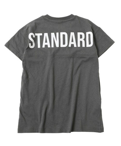 devirock（デビロック）の「バックロゴプリント 半袖ワンピース（ワンピース・キッズ・パープル系その他/グレイッシュブルー/ブルーグレー/グリーン系その他/ラベンダー/ブラック/ブルー系その他/グレー系その他/チャコール/スモークピンク・130cm/140cm/110cm/120cm/100cm/150cm/160cm）」の11枚目の写真