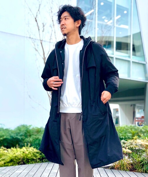 TAION(タイオン)の「【TAION/タイオン】DETACHABLE HOOD COAT #TAION-CR05 SET(モッズコート・メンズ・ブラック/ベージュ/ネイビー・M/L/XL)」の2枚目の写真