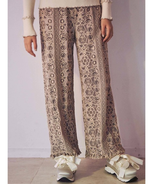 バイカラーレースパンツ その他パンツ Merry Jenny メリージェニー のファッション通販 Zozotown