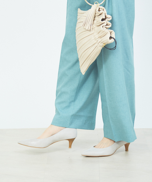 PICHE ABAHOUSE(ピシェ アバハウス)の「【最高パンプス/5cmヒール】美脚×快適 パンプス(パンプス・レディース・グリーン/ライトグレー/ベージュ・35/38/34/40/39/36/37)」の6枚目の写真
