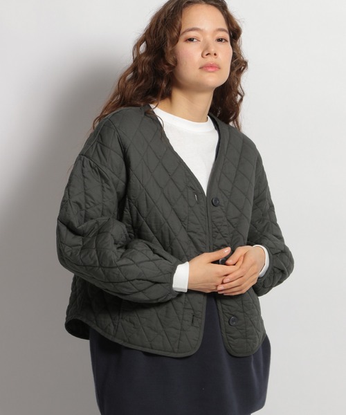 be with M] Misayoキルドキカーディガン カーキ Long be with M