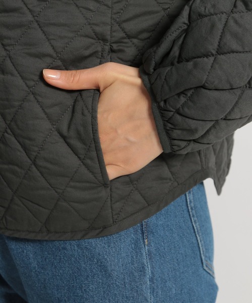 niko and...(ニコアンド)の「ライナーキルティングカーディガン(カーディガン/ボレロ・レディース・チャコール/オリーブ/ラベンダー・MEDIUM/LARGE)」の13枚目の写真